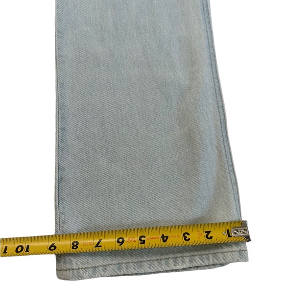 H&M 100% Cotton Flare High Waist Ankle Length Jeans Size 6 - Picture 8 of 17